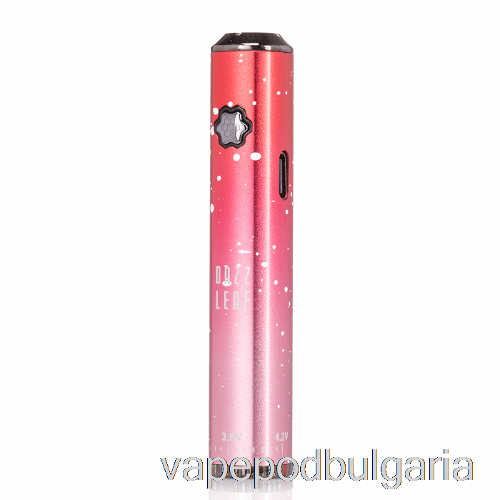 Vape Течности Dazzleaf Squarii Bottom Twist 510 батерия червени пръски